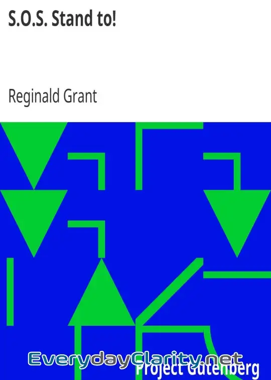 Book cover: S.o.s. Stand To!