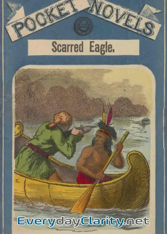 Book cover: Scarred Eagle; Or, Moorooine, The Sporting Fawn. A Story Of Lake And Shore