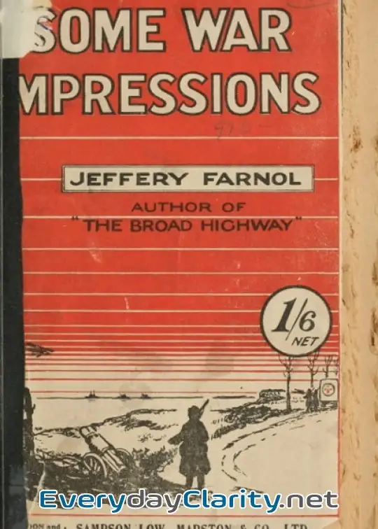 Book cover image Some War Impressions