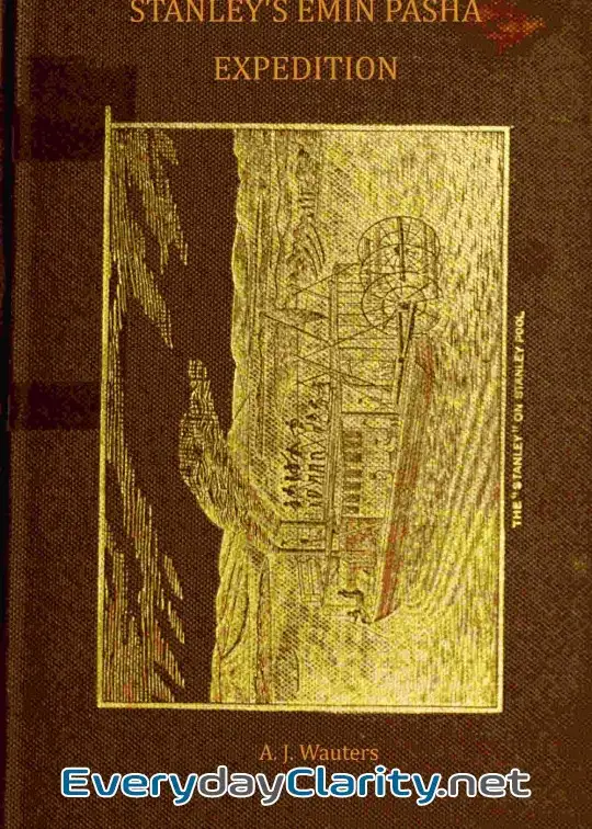 Book cover: Stanley’s Emin Pasha Expedition
