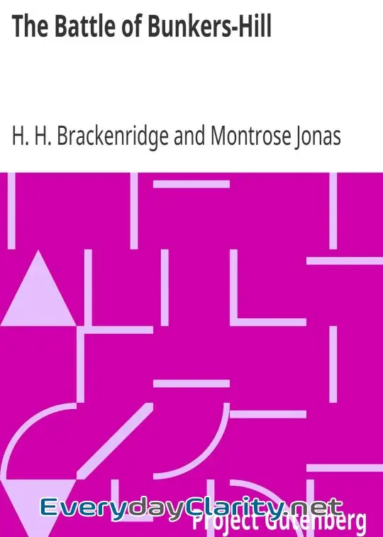 Book cover image The Battle Of Bunkers-Hill