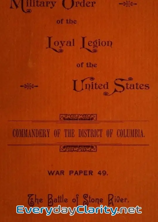 Book cover image The Battle Of Stone River
