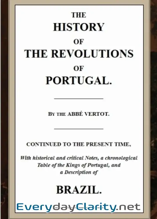 Book cover: The History Of The Revolutions Of Portugal