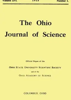The Ohio Journal Of Science, Vol. Xvi, No. 1, November 1915