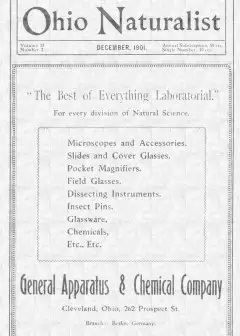 The Ohio Naturalist, Vol. Ii, No. 2, December, 1901