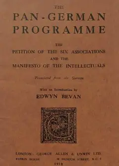 Ảnh The Pan-German Programme . The Petition Of The Six Associations And The Manifesto Of The I