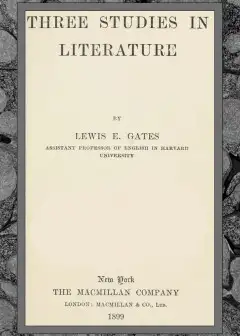 Three Studies In Literature