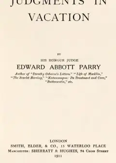 Judgments In Vacation