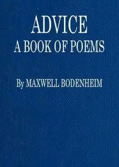 Advice. A Book Of Poems