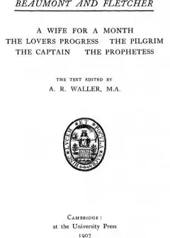 Beaumont And Fletcher’s Works, Vol. 05 Of 10