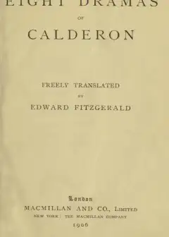 Ảnh Eight Dramas Of Calderon