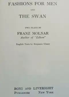 Fashions For Men, And The Swan
