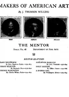 The Mentor. Makers Of American Art, Vol. 1, Num. 45, Serial No. 45