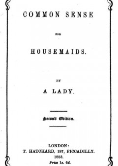 Common Sense For Housemaids