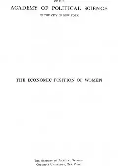 The Economic Position Of Women