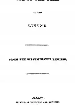 Use Of The Dead To The Living