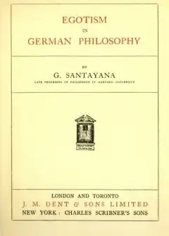 Egotism In German Philosophy