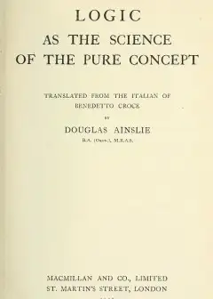 Logic As The Science Of The Pure Concept