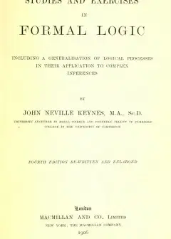 Ảnh Studies And Exercises In Formal Logic