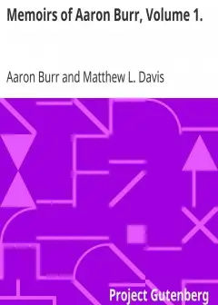 Ảnh Memoirs Of Aaron Burr, Volume 1
