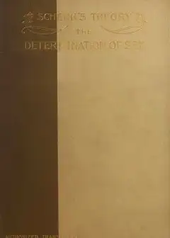 Ảnh Schenk’s Theory. The Determination Of Sex