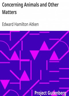 Concerning Animals And Other Matters