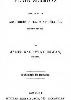 Plain Sermons, Preached At Archbishop Tenison’s Chapel, Regent Street