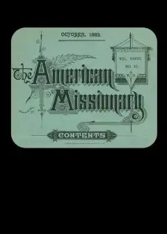 The American Missionary — Volume 37, No. 10, October, 1883