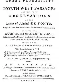 The Great Probability Of A North West Passage . Deduced From Observations On The Letter Of