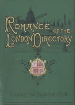 The Romance Of The London Directory