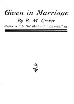 Given In Marriage