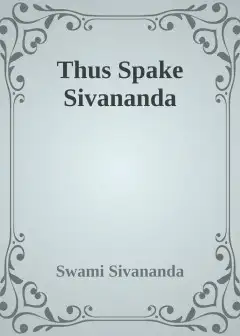Thus Spake Siv Ananda