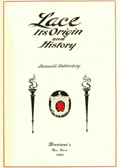 Lace, Its Origin And History