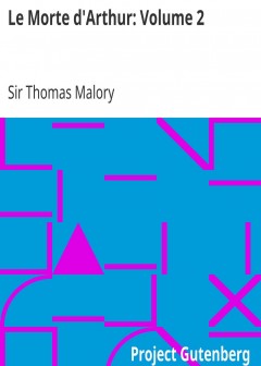 Le Morte D’Arthur. Volume 2