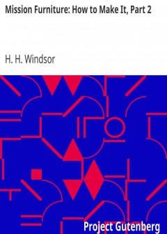 Mission Furniture. How To Make It, Part 2