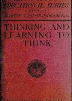 Thinking And Learning To Think