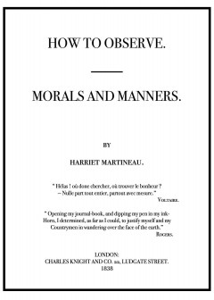 How To Observe. Morals And Manners