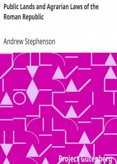 Public Lands And Agrarian Laws Of The Roman Republic