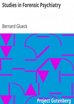 Studies In Forensic Psychiatry