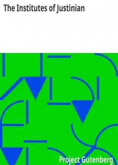 The Institutes Of Justinian