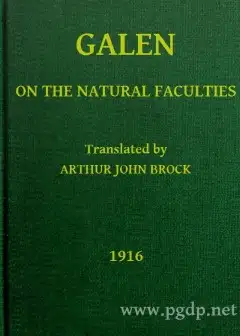 Galen. On The Natural Faculties