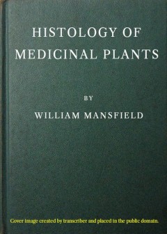 Histology Of Medicinal Plants