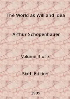 The World As Will And Idea (Vol. 3 Of 3)