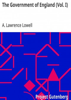 The Government Of England (Vol. I)