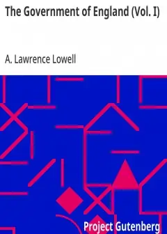 The Government Of England (Vol. I)