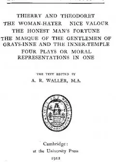 Beaumont And Fletcher’s Works, Vol. 10 Of 10