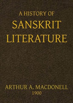 A History Of Sanskrit Literature