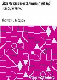 Little Masterpieces Of American Wit And Humor, Volume I