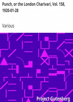 Punch, Or The London Charivari, Vol. 158, 1920-01-28