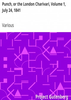 Punch, Or The London Charivari, Volume 1, July 24, 1841